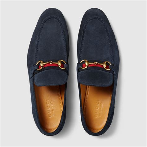 Gucci Horsebit suede web loafer